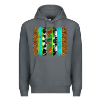 Rock western brushstrokes Premium Hoodie - OliviaCreatesArt