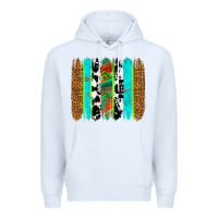 White western brushstrokes Premium Hoodie - OliviaCreatesArt