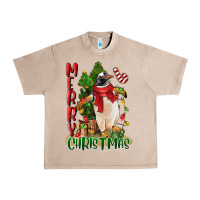 French Oak merry christmas penguin Urban Heavy Tee - LillyAllenDesigns