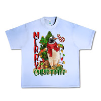 Grape Ice merry christmas penguin Urban Heavy Tee - LillyAllenDesigns