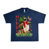 Navy merry christmas penguin Urban Heavy Tee - LillyAllenDesigns