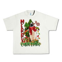Pistachio merry christmas penguin Urban Heavy Tee - LillyAllenDesigns