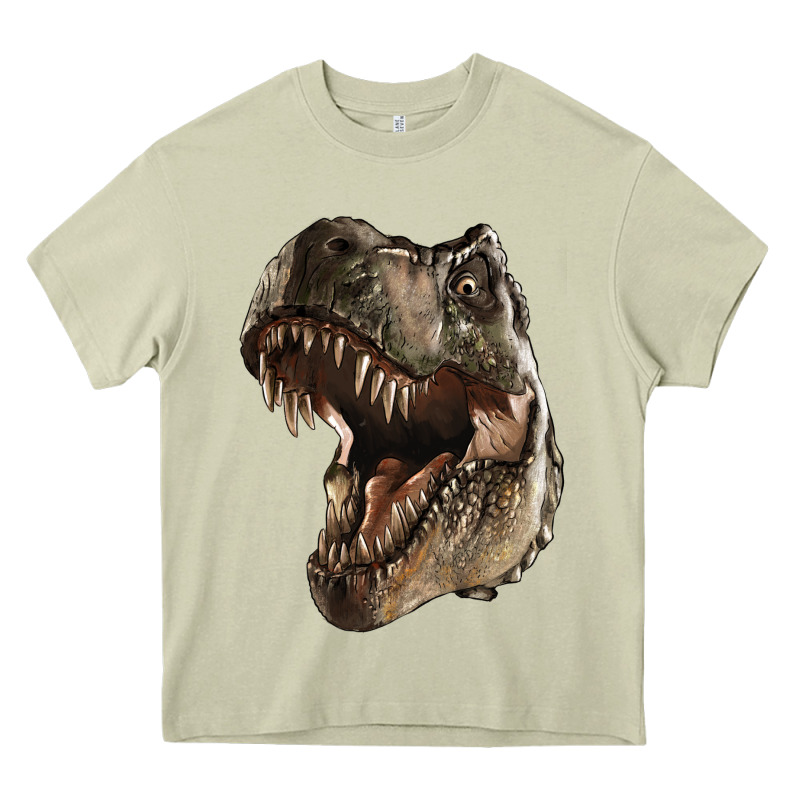 Tyrannosaurus T Rex Face Heavy Core Tee by LillyAllenDesigns | Teevron