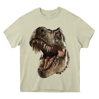 Mossy Tyrannosaurus T Rex Face Heavy Core Tee - LillyAllenDesigns