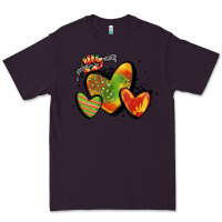 Plum juneteenth hearts Premium Tee - MaliasSmallBusiness