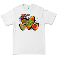 White juneteenth hearts Premium Tee - MaliasSmallBusiness