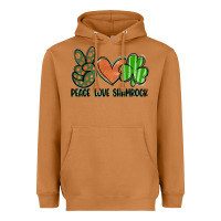 Meerkat peace love shamrock Heavyweight Hoodie - FaDigitalArtStudio