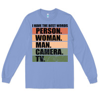Colony Blue Person Woman Man Camera Tv Long Sleeve Tee - Bettercallsaul