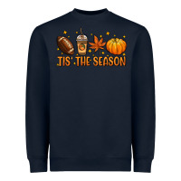 Navy Tis' the season Heavyweight Sweatshirt - NancyCooperArtShop