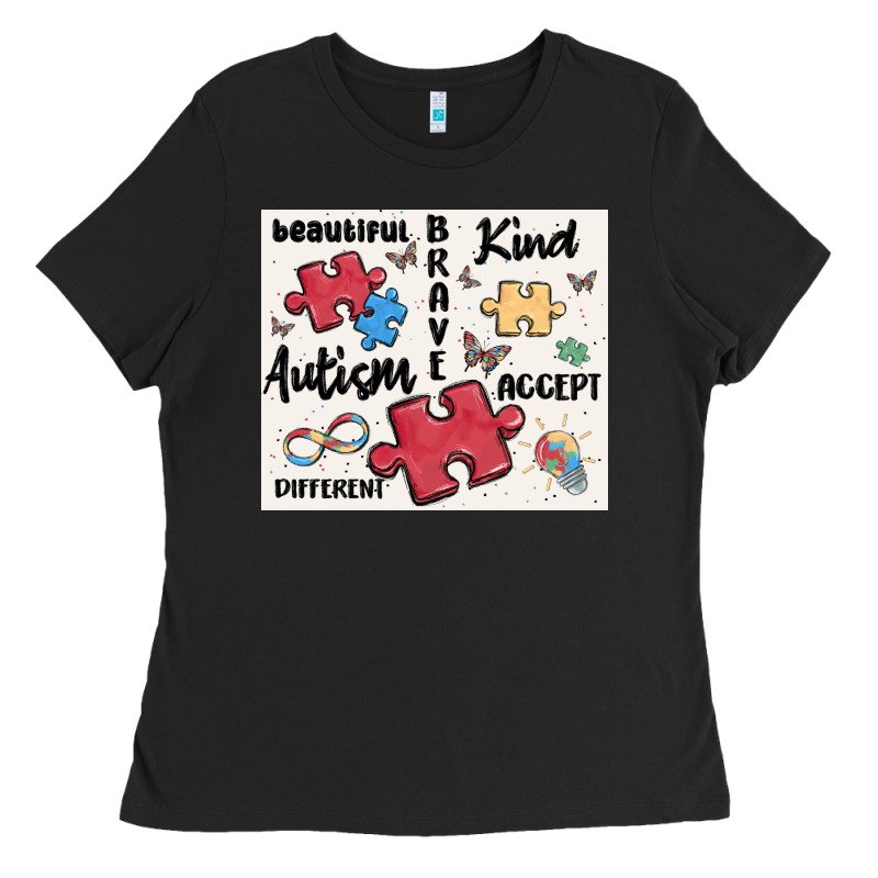 Autism Ladies Tee by MaliasSmallBusiness | Teevron