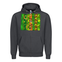 Smoke St. Patrick's Day brushstrokes Zipper Hoodie - HowdyJamesFarm