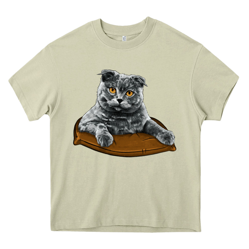 Scottish Fold Heavy Core Tee by LillyAllenDesigns | Teevron