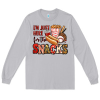 Moon Dust i'm just here for the snacks baseball Long Sleeve Tee - Jasminsmagicworld