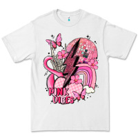 White pink vibes Premium Tee - MaliasSmallBusiness