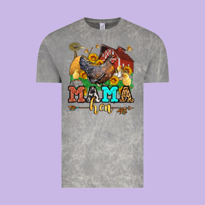 Mama Hen Vintage Tee Designed By Lillyallendesigns