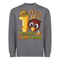 My 1st Thanksgiving With Turkey Heavyweight Sweatshirt | Teevron