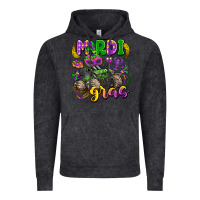 Vintage Black mardi gras monster truck Vintage Hoodie - LillyAllenDesigns