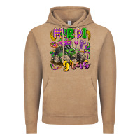 Vintage Coffee mardi gras monster truck Vintage Hoodie - LillyAllenDesigns