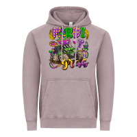 Vintage Zinc mardi gras monster truck Vintage Hoodie - LillyAllenDesigns