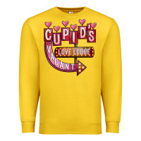 Lemon Valentines Day Cupid's Love Lodge Premium Sweatshirt - FaDigitalArtStudio