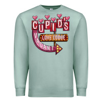 Seafoam Valentines Day Cupid's Love Lodge Premium Sweatshirt - FaDigitalArtStudio