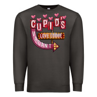 Smoke Valentines Day Cupid's Love Lodge Premium Sweatshirt - FaDigitalArtStudio