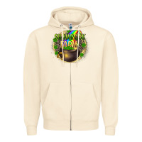 Sandshell St. Patrick's Shamrock farm Zipper Hoodie - CowGirlArtShop