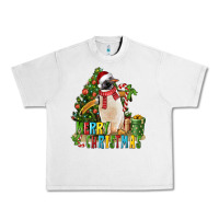 Lunar Rock Merry Christmas Penguin Urban Heavy Tee - LillyAllenDesigns