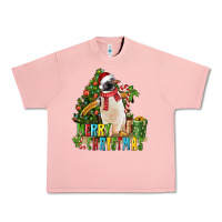 Salmon Merry Christmas Penguin Urban Heavy Tee - LillyAllenDesigns