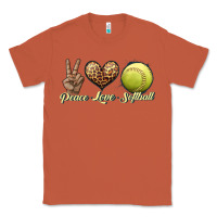 Copper peace love softball Classic Tee - JahusDesignShop
