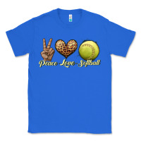 True Royal peace love softball Classic Tee - JahusDesignShop