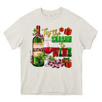 Cream tis the season to wine Heavy Core Tee - AdoDesignShop