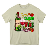 Mossy tis the season to wine Heavy Core Tee - AdoDesignShop