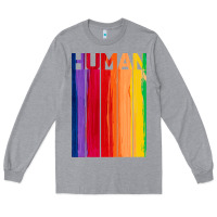 Heather Grey Human Long Sleeve Tee - Bettercallsaul