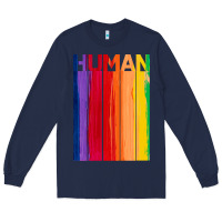 Navy Human Long Sleeve Tee - Bettercallsaul