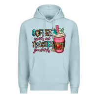 Blue Mist coffee gives me teacher powers Premium Hoodie - OliviaCreatesArt