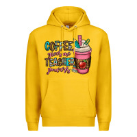 Lemon coffee gives me teacher powers Premium Hoodie - OliviaCreatesArt