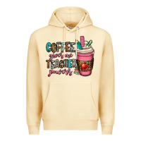 Pina Colada coffee gives me teacher powers Premium Hoodie - OliviaCreatesArt