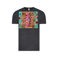 Vintage Black floral mama Vintage Tee - LillyAllenDesigns