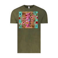 Vintage Olive floral mama Vintage Tee - LillyAllenDesigns