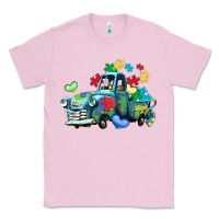 Bubblegum Pink autism truck Classic Tee - LillyAllenDesigns