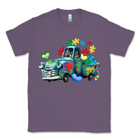 Lavender autism truck Classic Tee - LillyAllenDesigns