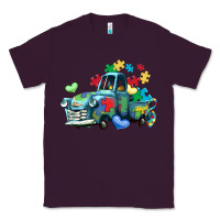 Plum autism truck Classic Tee - LillyAllenDesigns