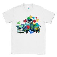 White autism truck Classic Tee - LillyAllenDesigns