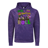 Cloud Purple let the good times roll with mardi gras monster tr Vintage Hoodie - LillyAllenDesigns