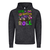 Vintage Black let the good times roll with mardi gras monster tr Vintage Hoodie - LillyAllenDesigns