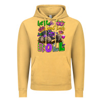 Vintage Mustard let the good times roll with mardi gras monster tr Vintage Hoodie - LillyAllenDesigns