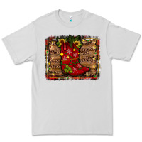 Dove Grey cowboy boots christmas Premium Tee - JahusDesignShop
