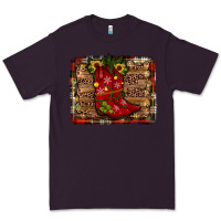 Plum cowboy boots christmas Premium Tee - JahusDesignShop