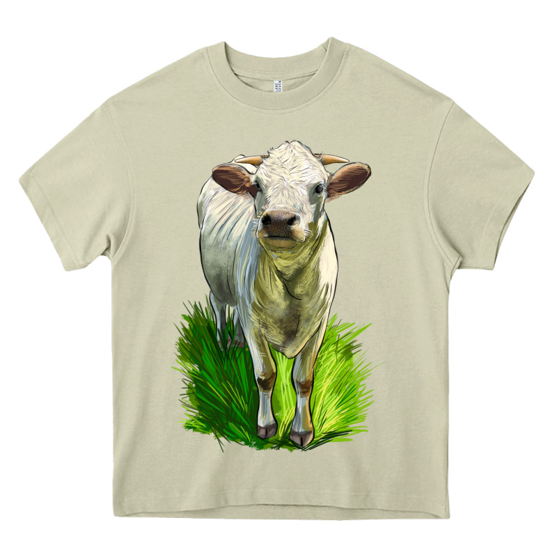 Charolais Heifer Heavy Core Tee by LillyAllenDesigns | Teevron